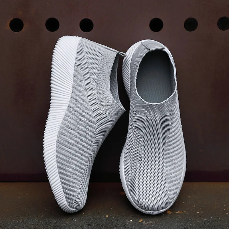 Vulcanized Slip-On Flat Sneakers