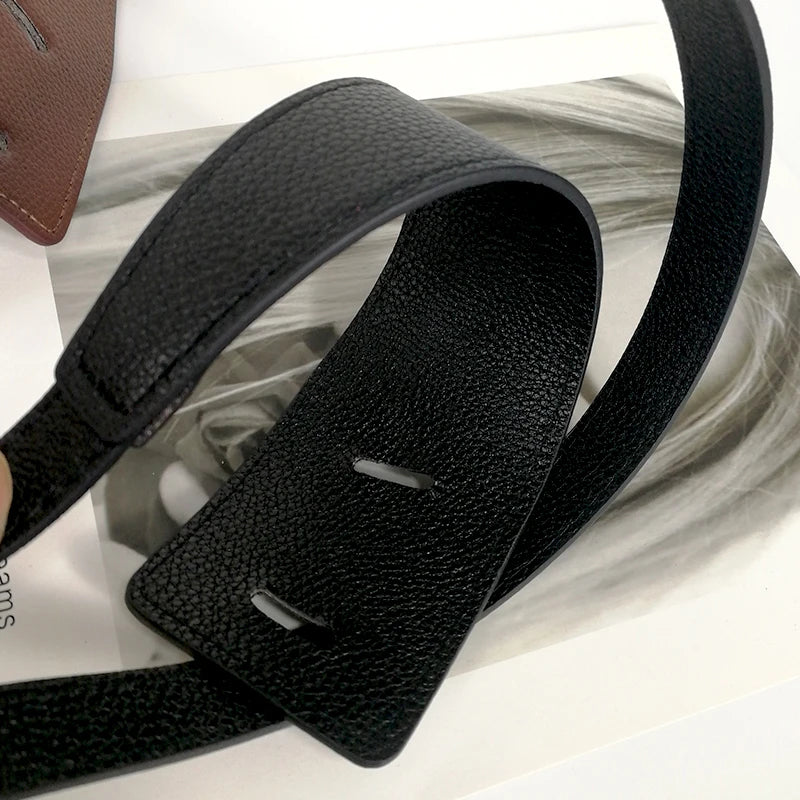 Wide Knot PU Leather Belt - view 5