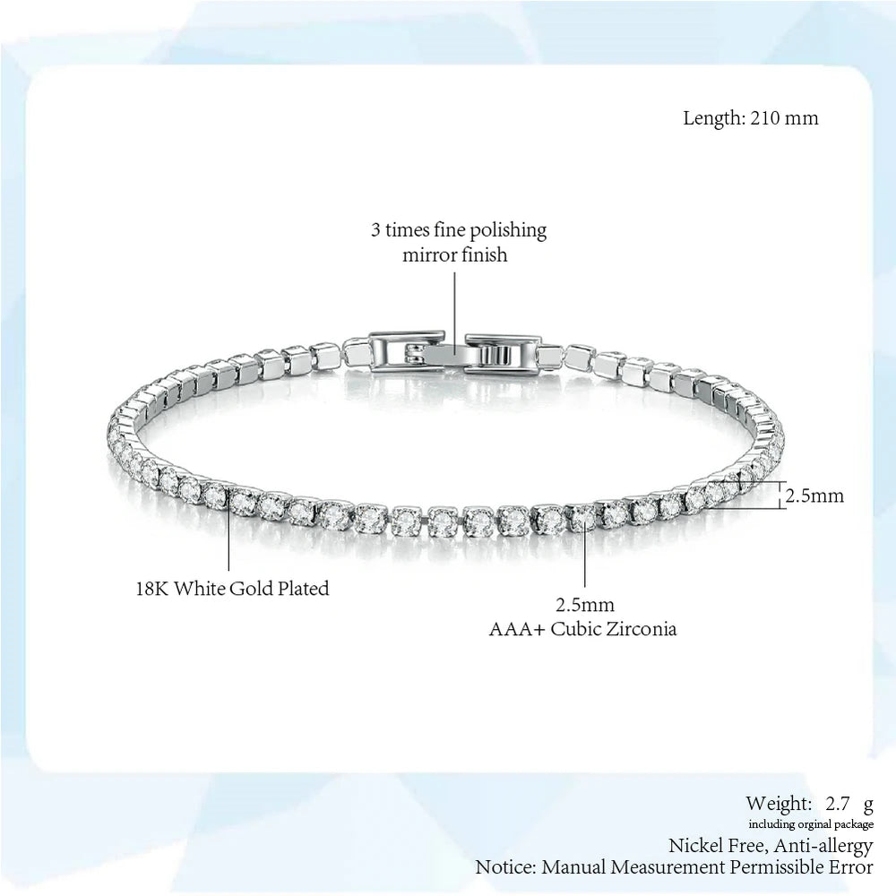 Zirconia Tennis Bracelet - view 6