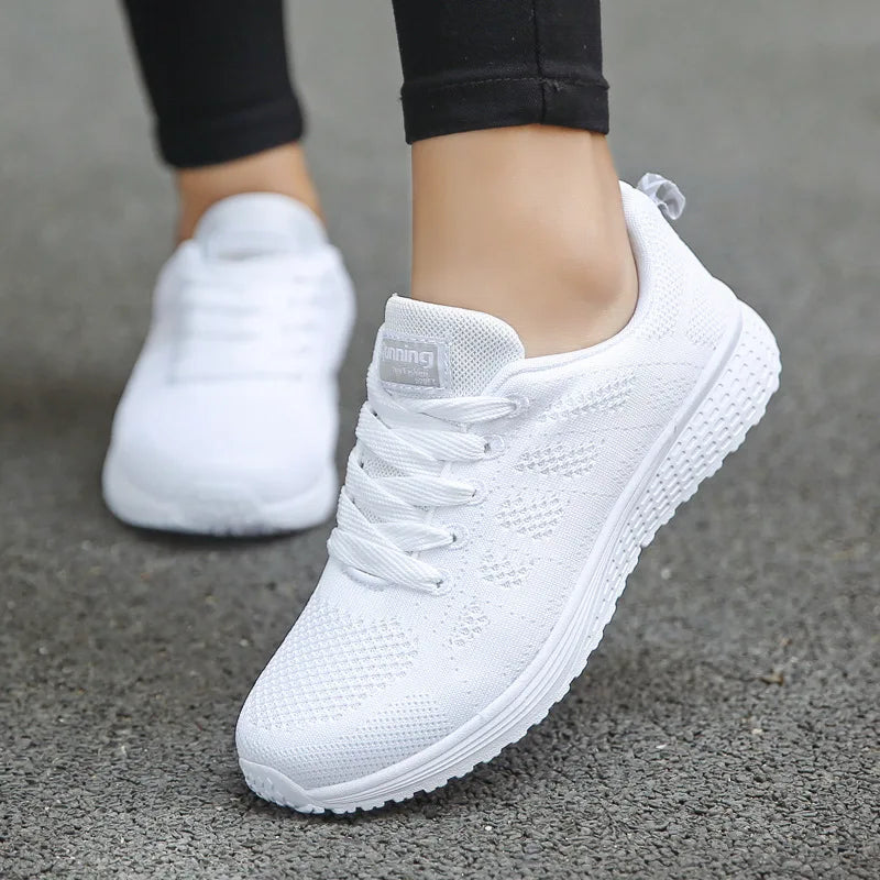 Mesh Vulcanized Walking Sneakers