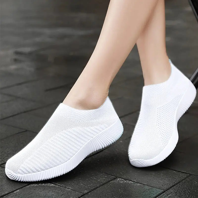 Vulcanized Slip-On Flat Sneakers - view 11