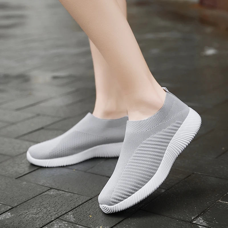 Vulcanized Slip-On Flat Sneakers - view 3