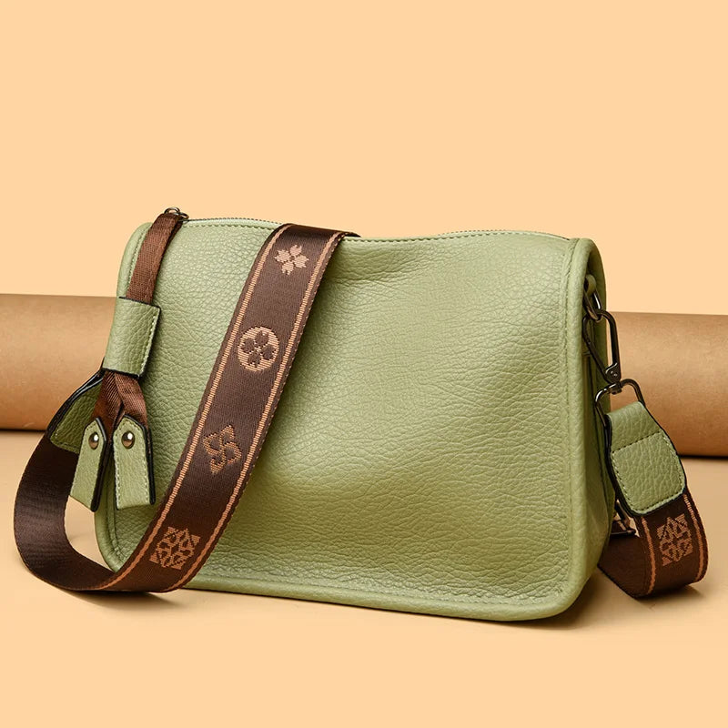 Genuine Leather Cowhide Tote - view 3