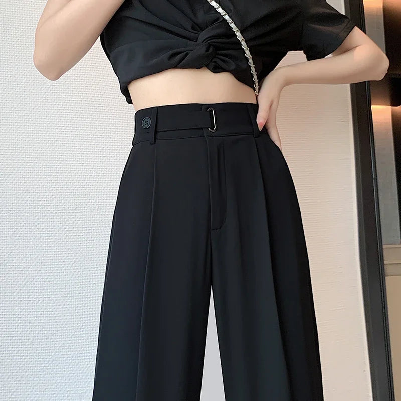 Elegant Wide-Leg Office Trousers - view 3