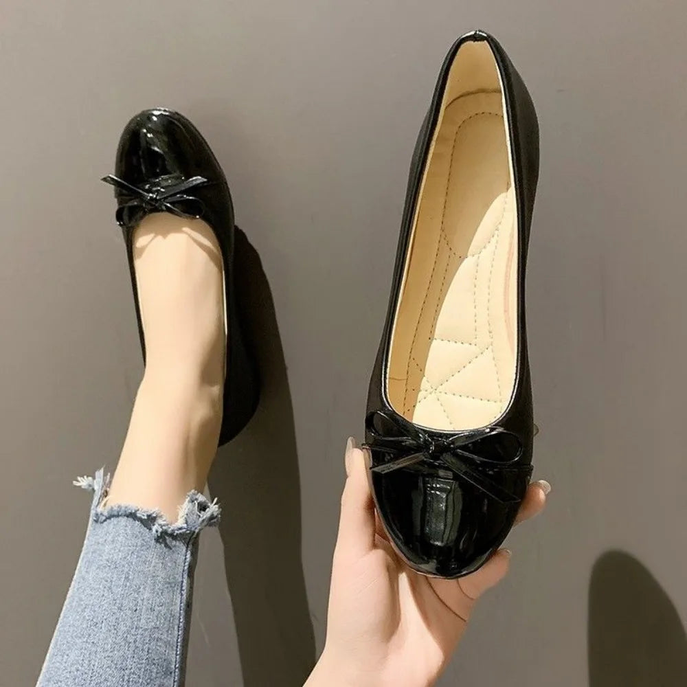Bow-Detail Comfort Ballet Flats - view 8