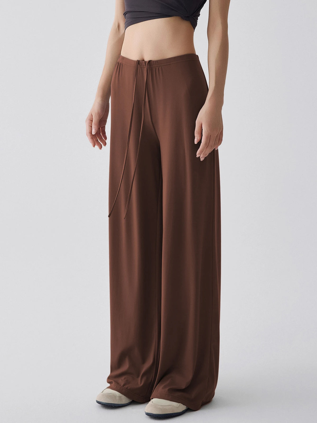 Wide-Leg Drawstring Joggers - view 9