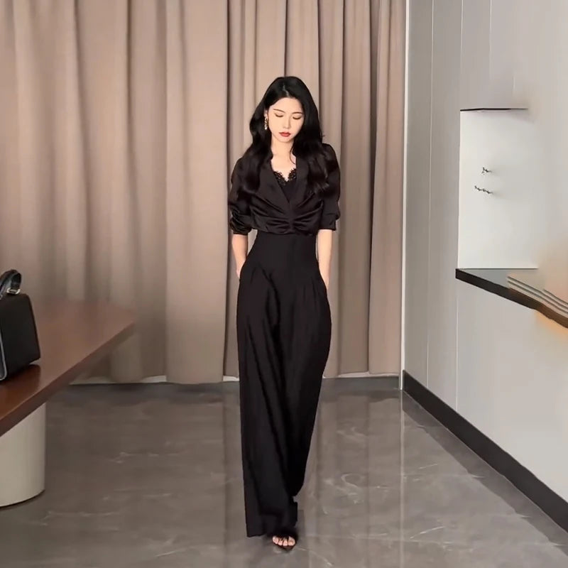 Ultra High-Waist Wide-Leg Suit Pants - view 4