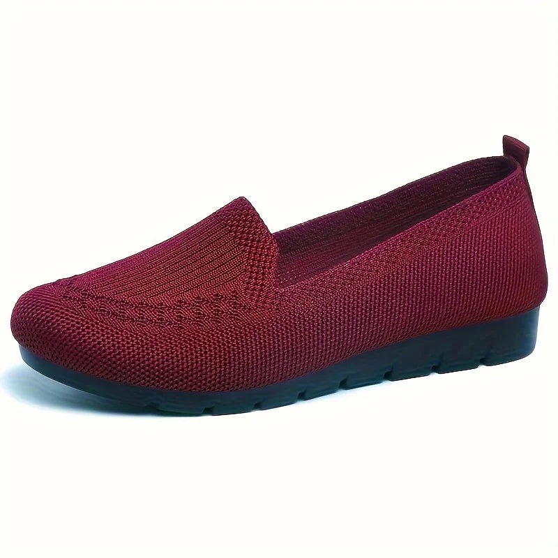 Knit Slip-On Loafer Flats - view 4