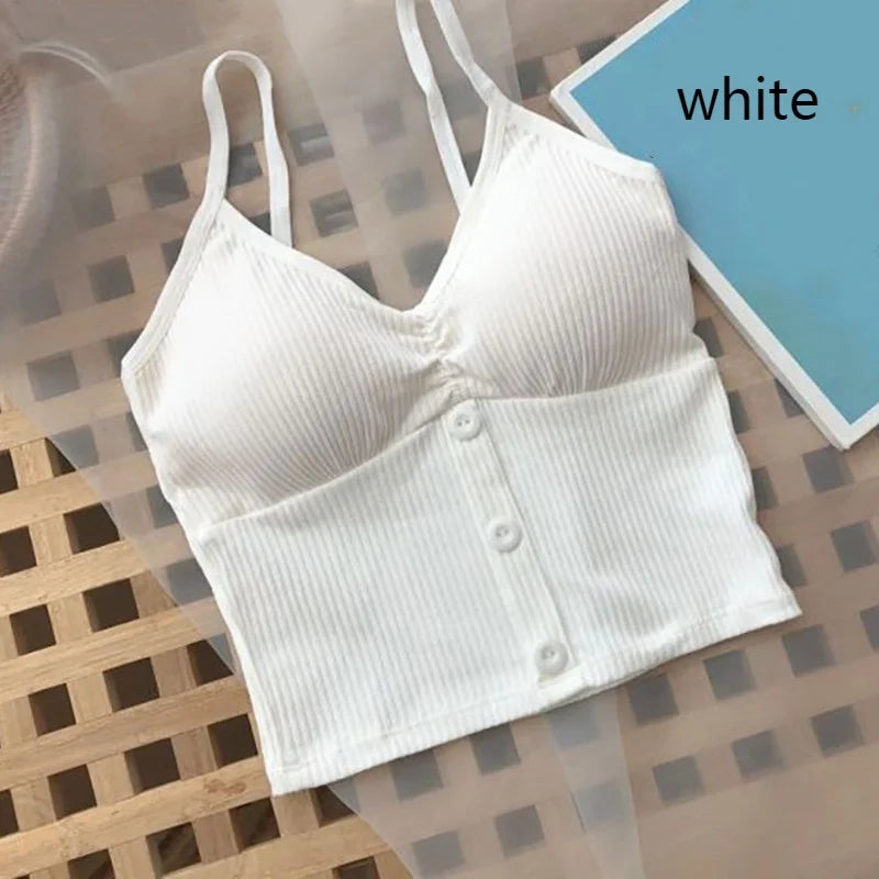 Knit Chest-Wrap Camisole - view 10