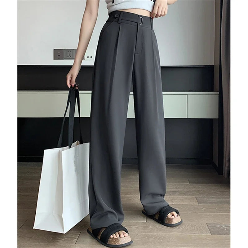 Elegant Wide-Leg Office Trousers - view 6