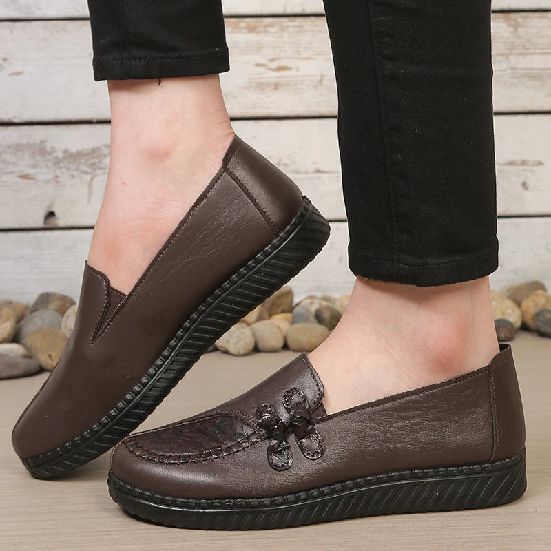 Classic Leather Loafer Flats - view 6