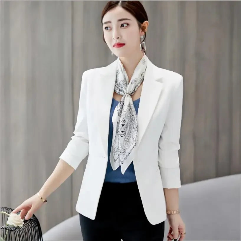 Notched Pocket Slim Blazer - view 14