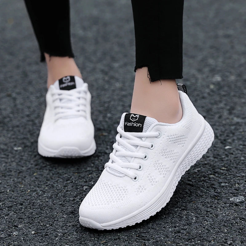 Mesh Platform Running Sneakers - view 10
