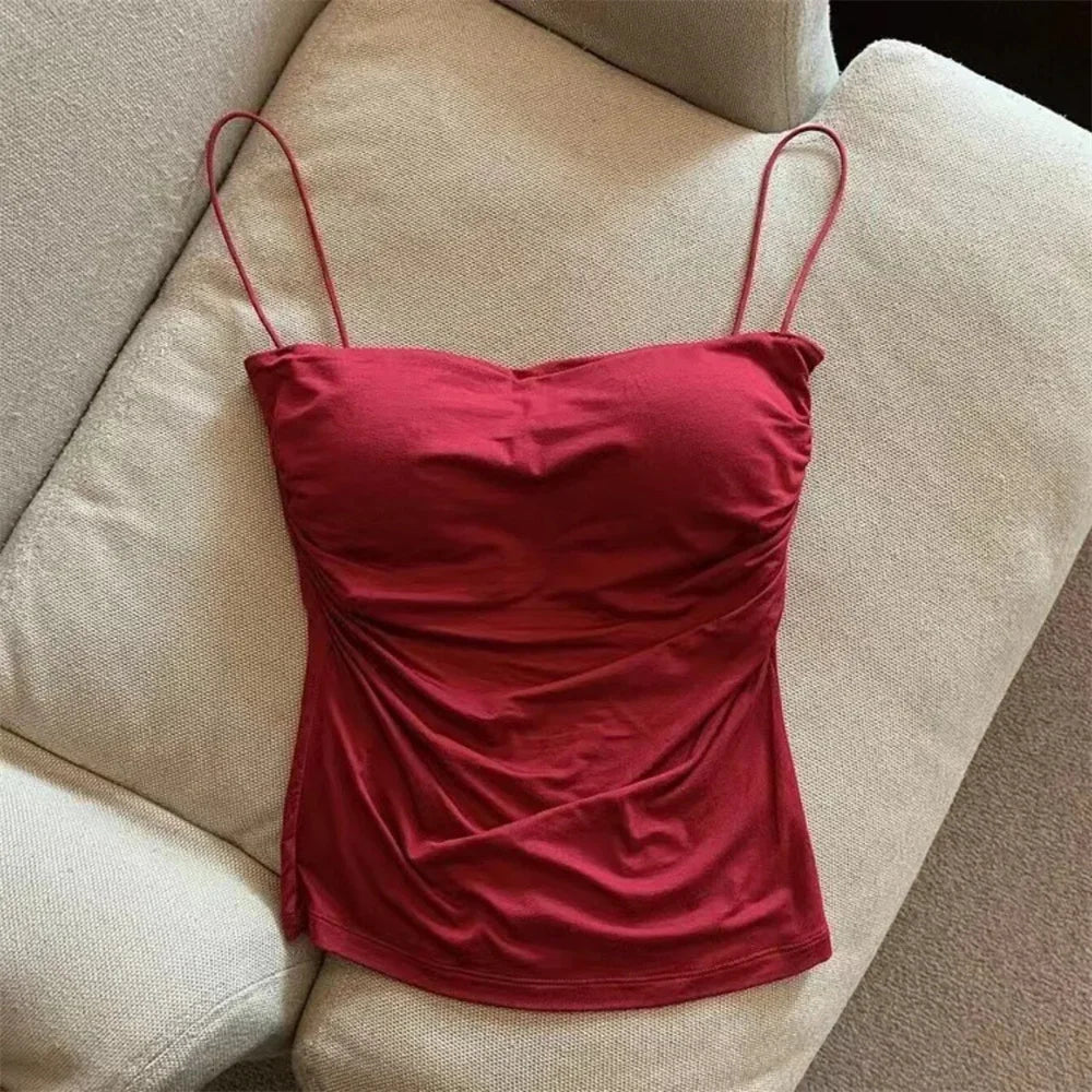 Pleated Corset Camisole Top - view 10