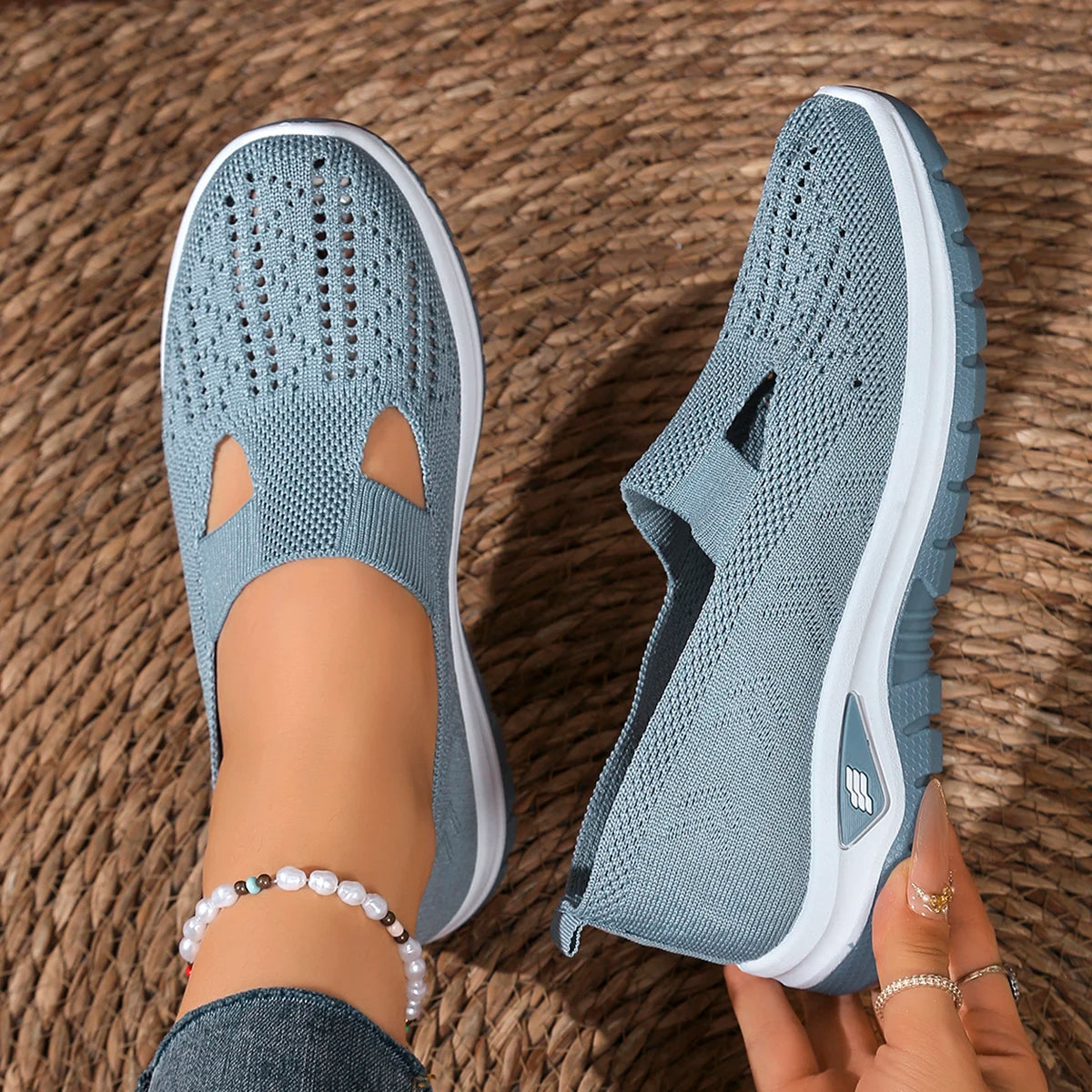 Fly-Woven Casual Sneakers - view 9
