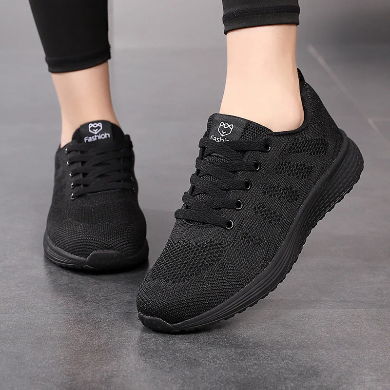 Mesh Platform Running Sneakers - view 9