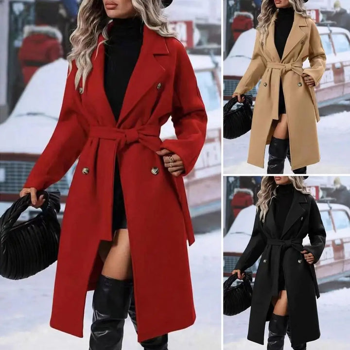 Double-Breasted Wool Overcoat
