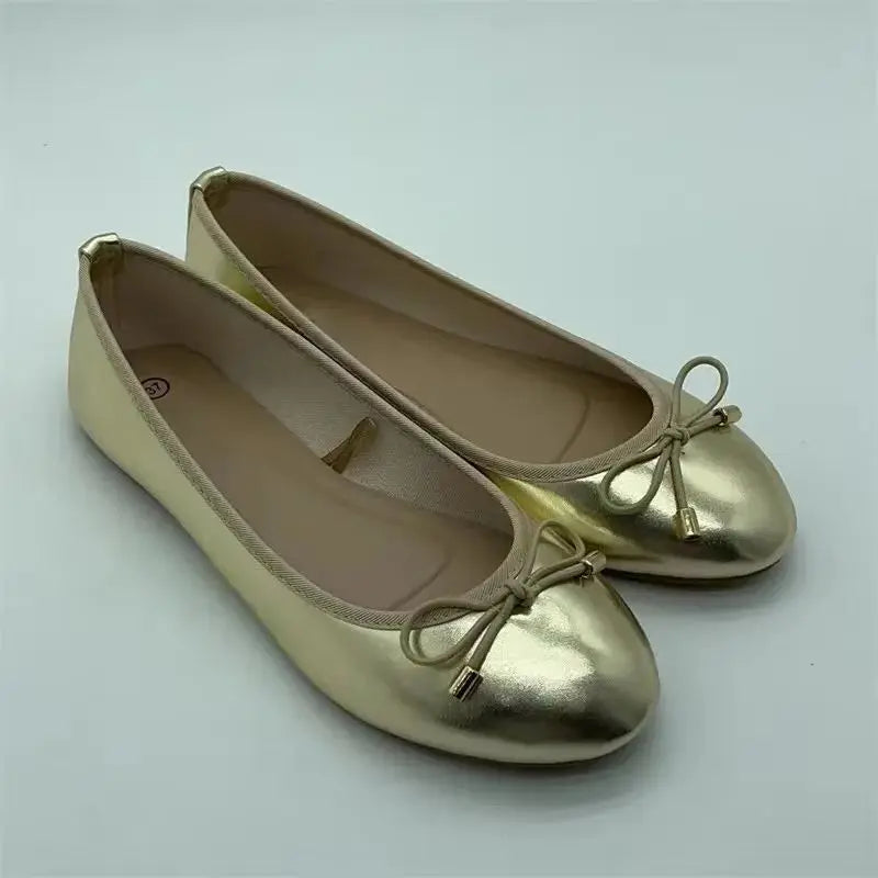 Bowknot Round-Toe Ballet Mules - view 3