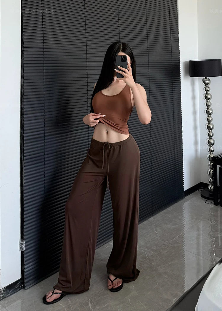 Wide-Leg Drawstring Joggers - view 4