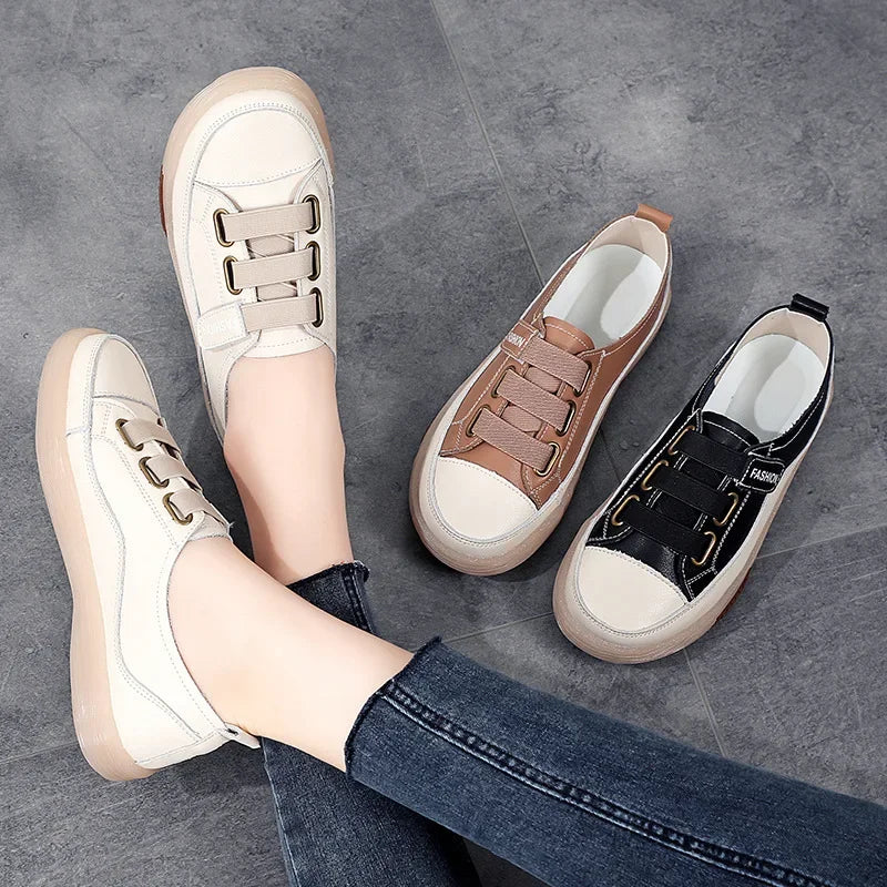 Stitched Slip-On Moccasin Flats - view 5