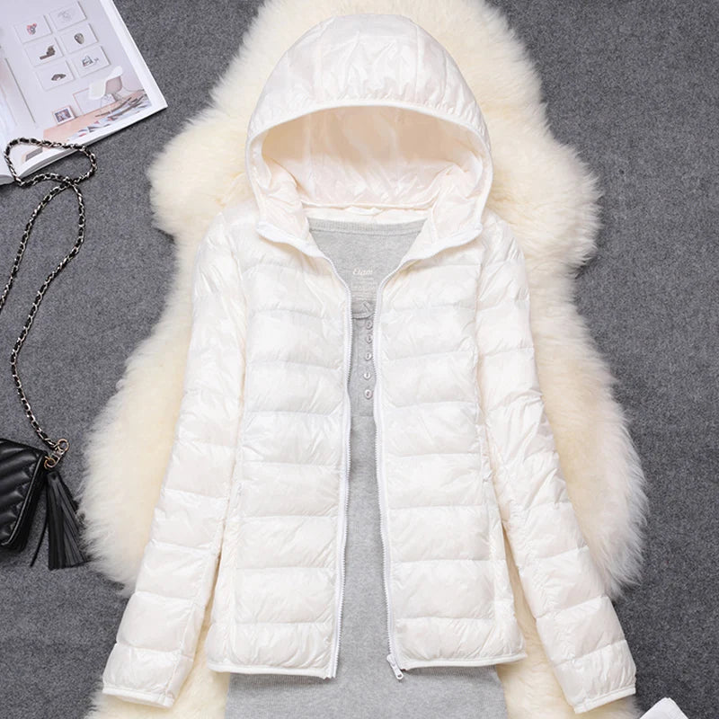 Packable Hooded Puffer Jacket - view 2