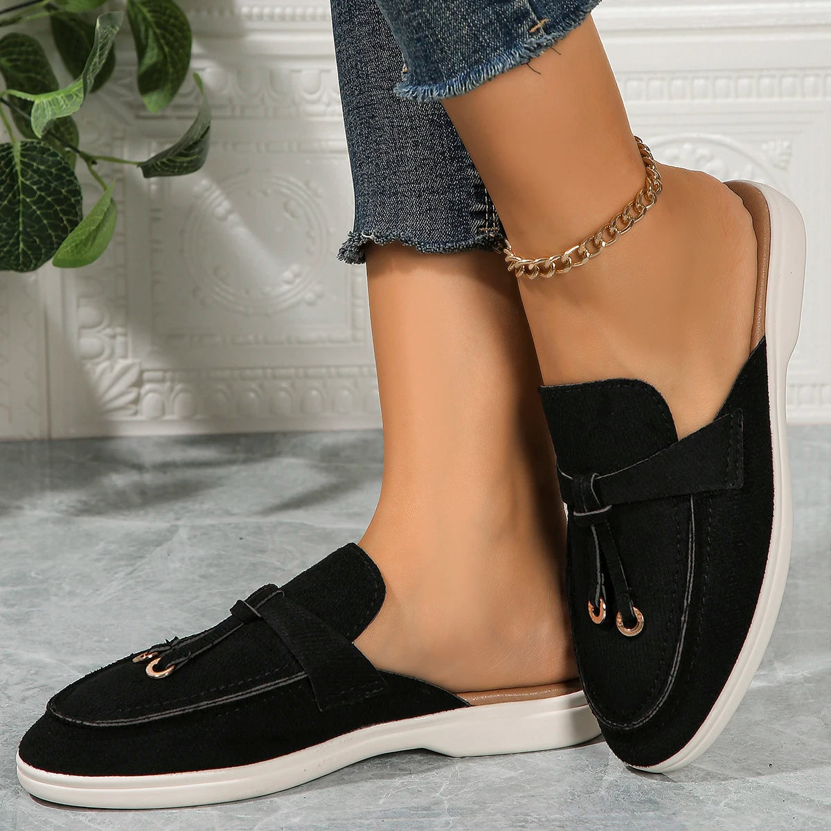 Slip-On Vulcanized Sneaker Loafers - view 12