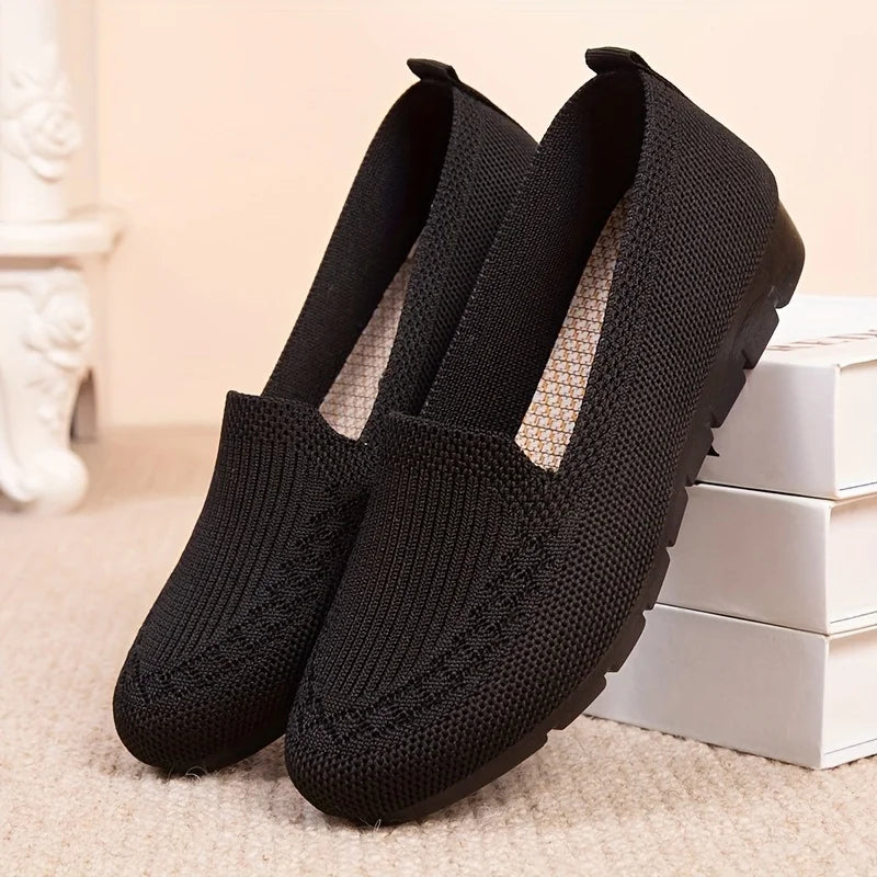 Knit Slip-On Loafer Flats - view 5