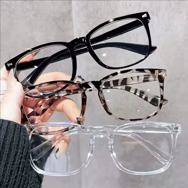 Square Transparent Blue-Light Glasses