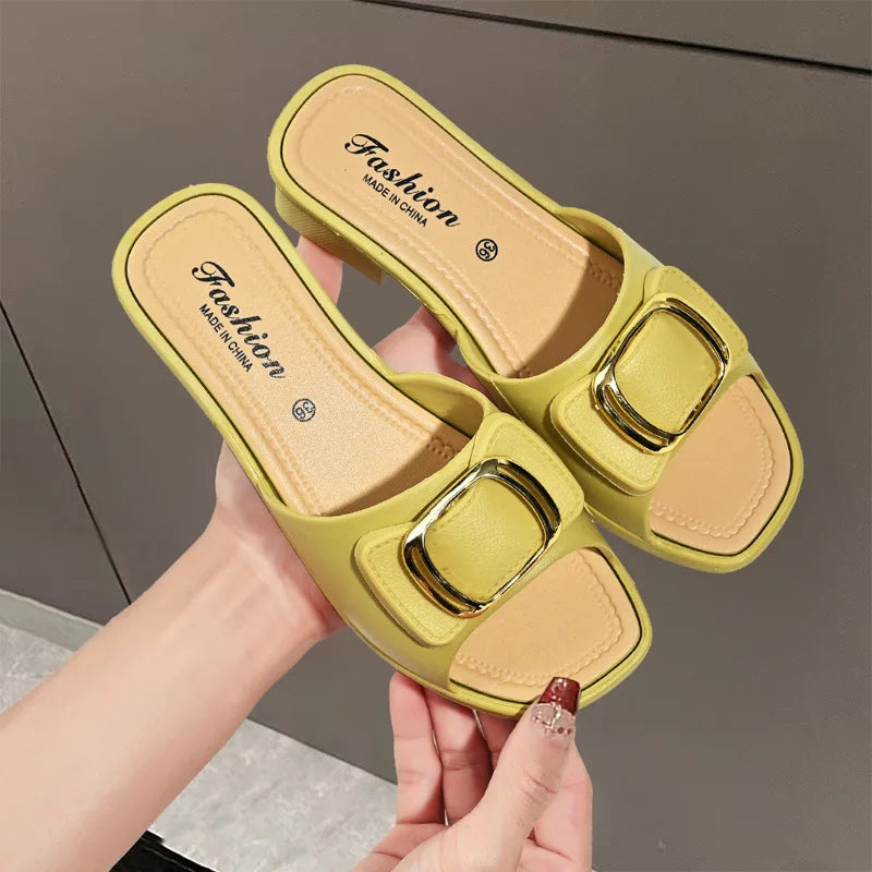 Thick-Sole Slide Flip-Flops - view 7