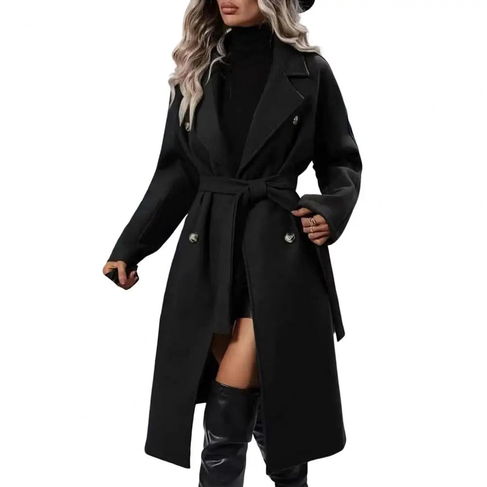 Double-Breasted Wool Overcoat - view 7