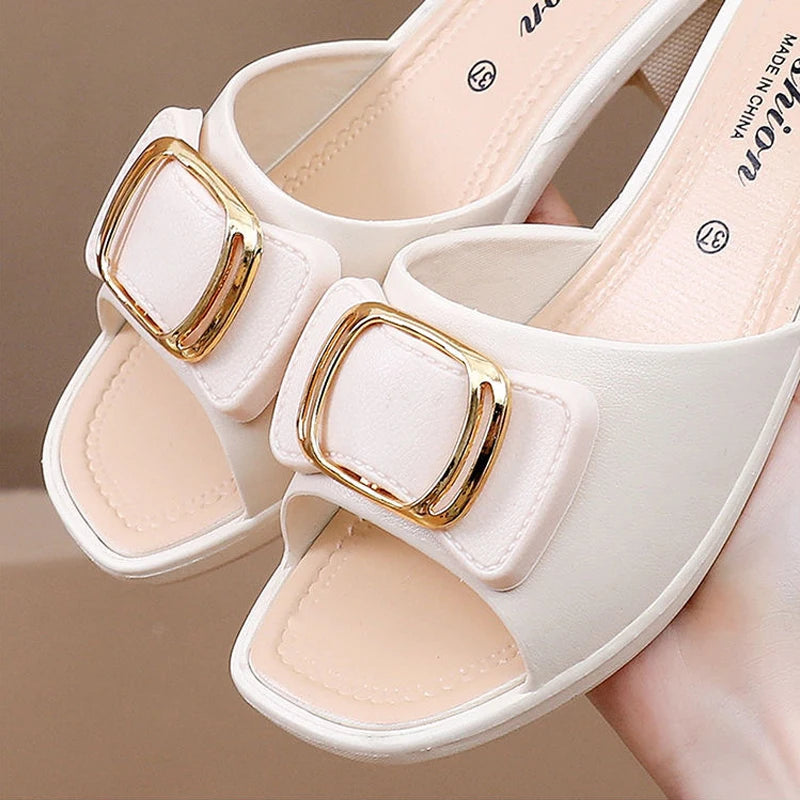 Thick-Sole Slide Flip-Flops - view 6