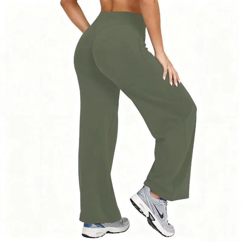 Plus-Size Wide-Leg Yoga Pants - view 6