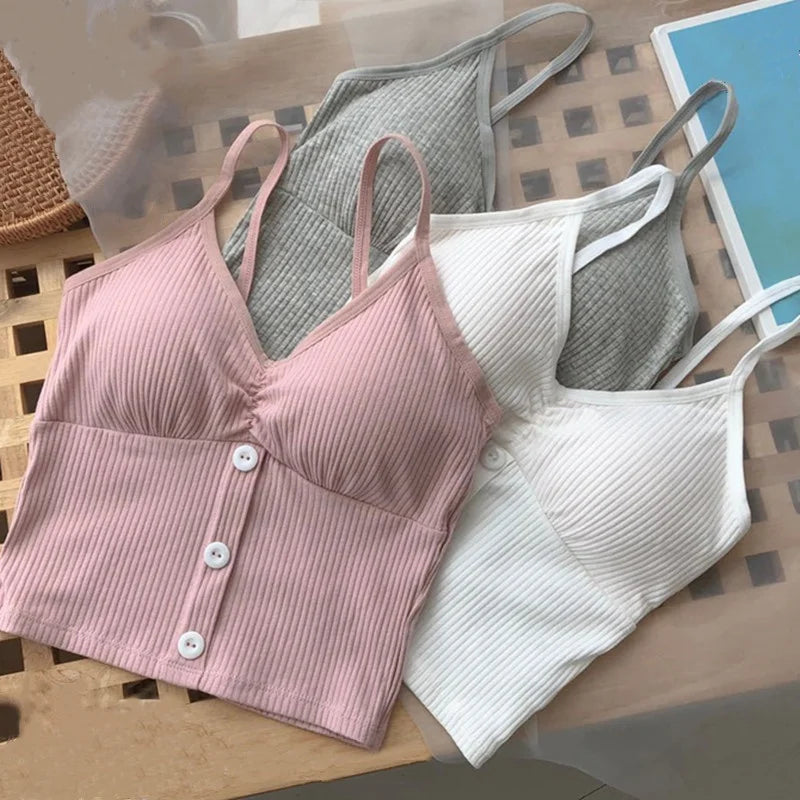 Knit Chest-Wrap Camisole - view 5