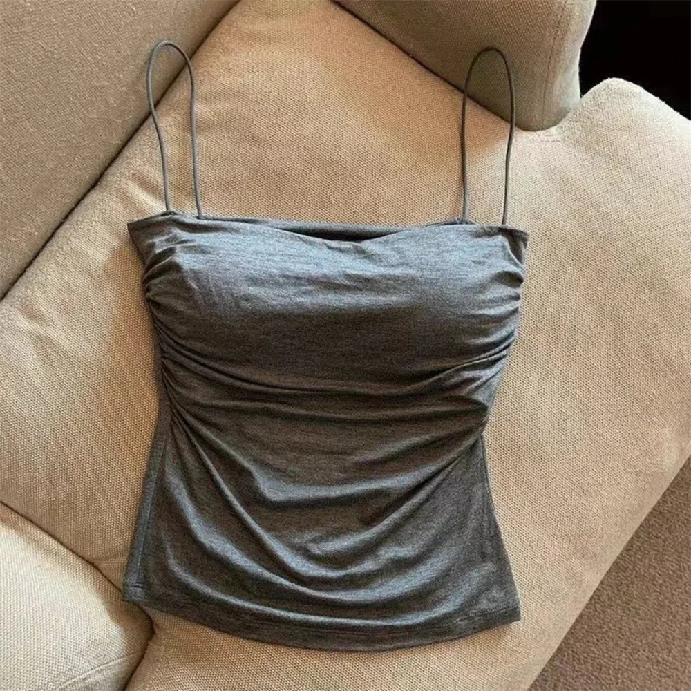 Pleated Corset Camisole Top - view 7