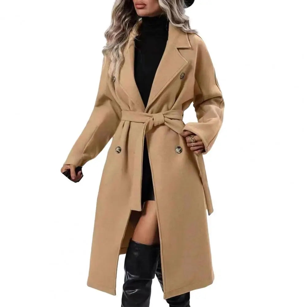 Double-Breasted Wool Overcoat - view 9