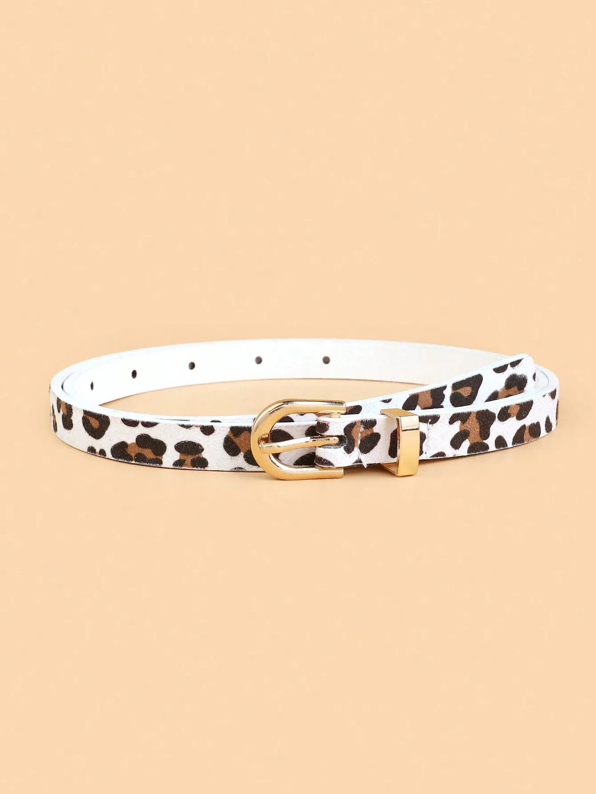Leopard-Print Thin Belt - view 3