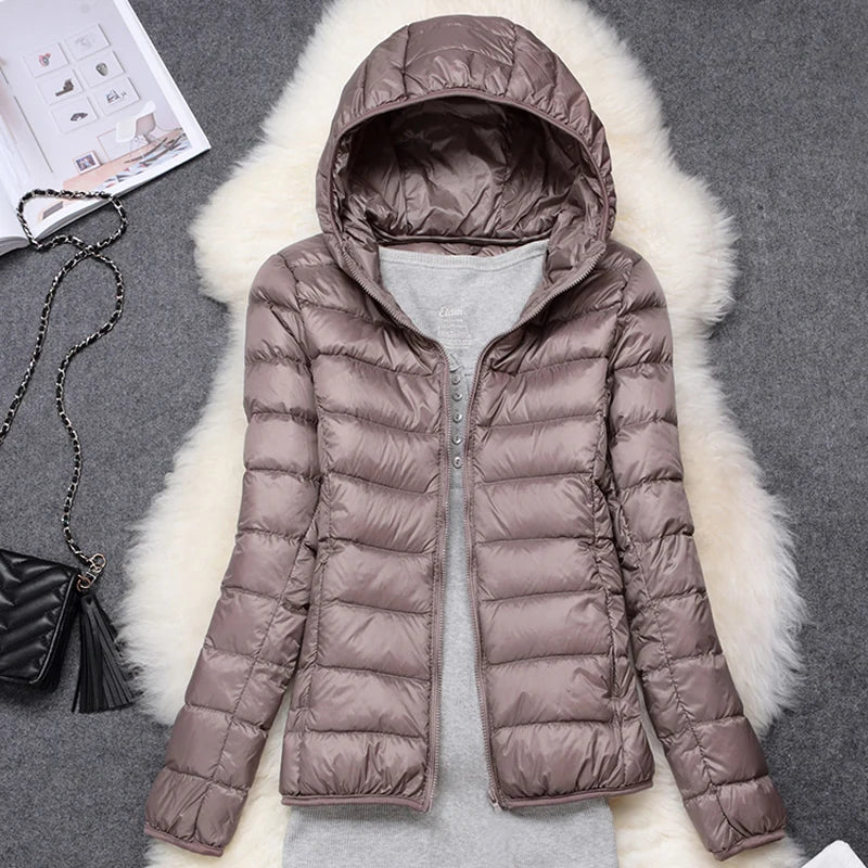 Packable Hooded Puffer Jacket - view 5