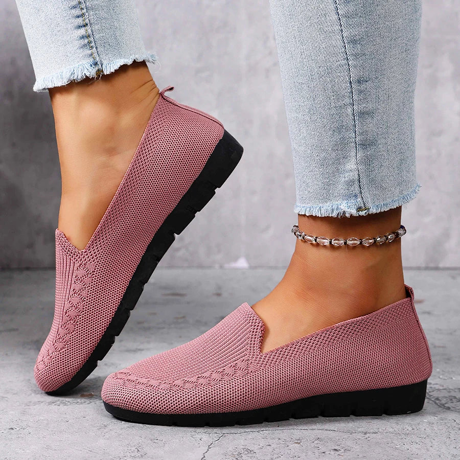 Knit Slip-On Loafer Flats - view 6