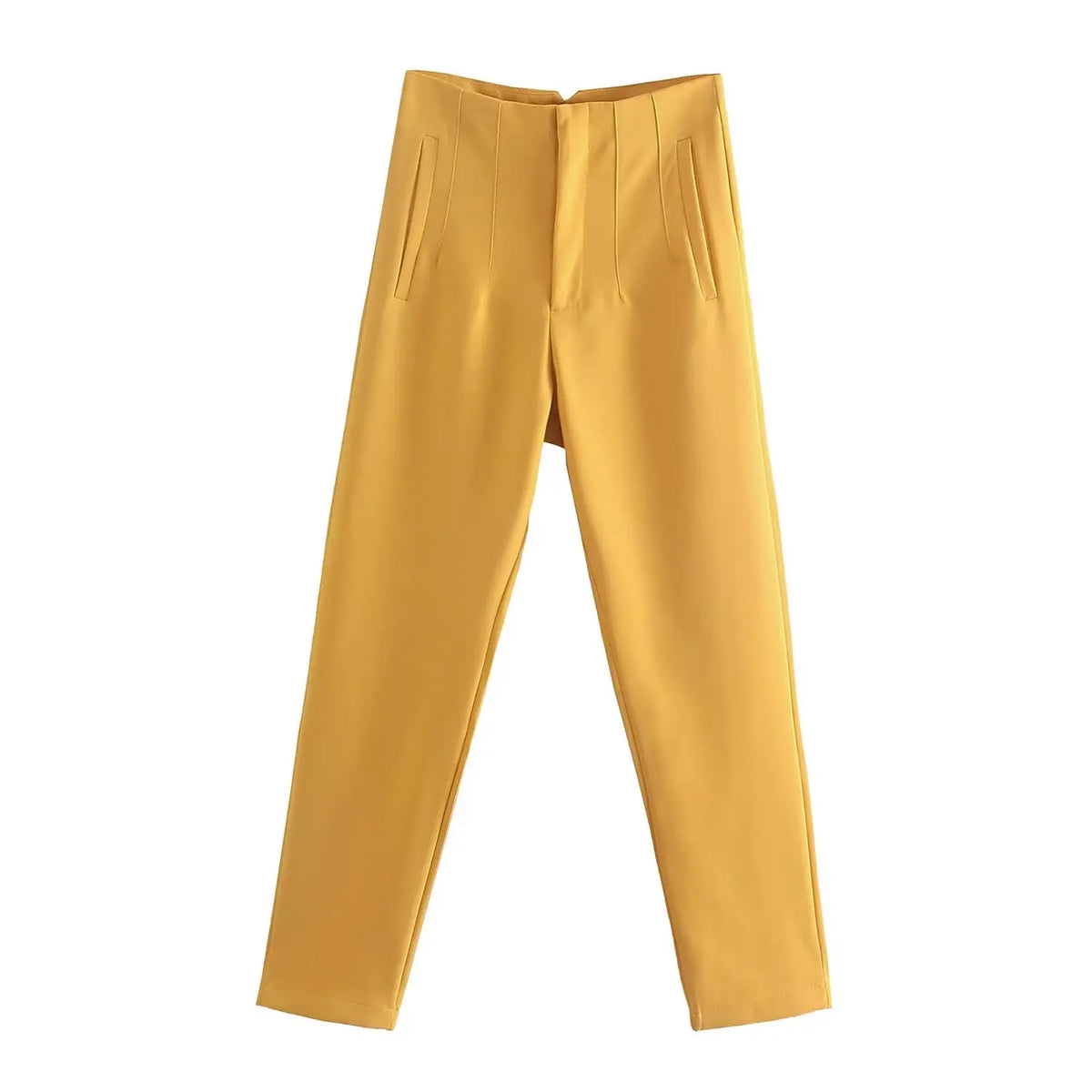 High-Waist Pencil Office Trousers - view 19