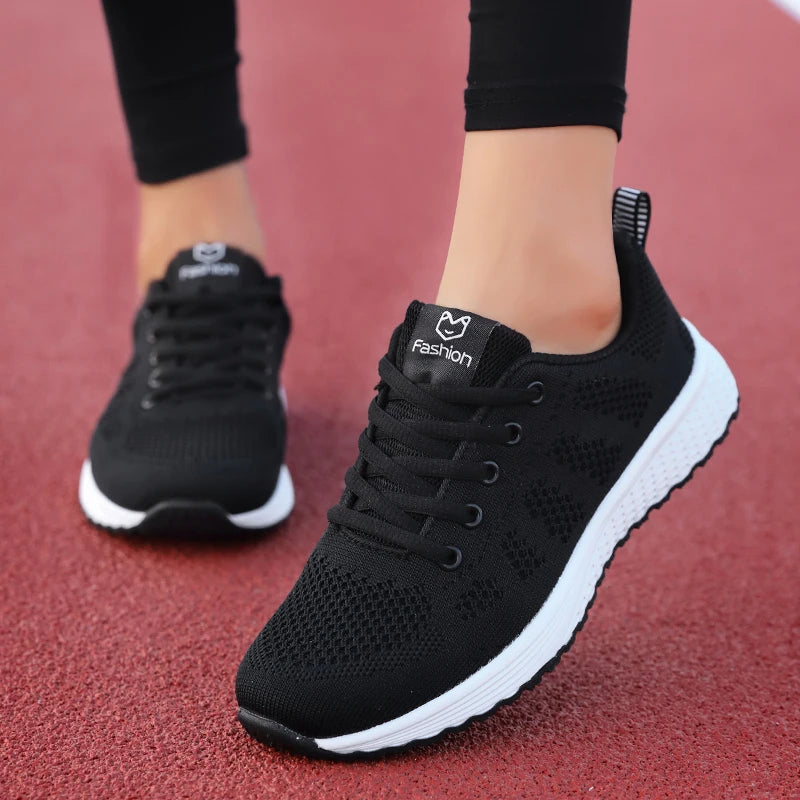 Mesh Platform Running Sneakers - view 11