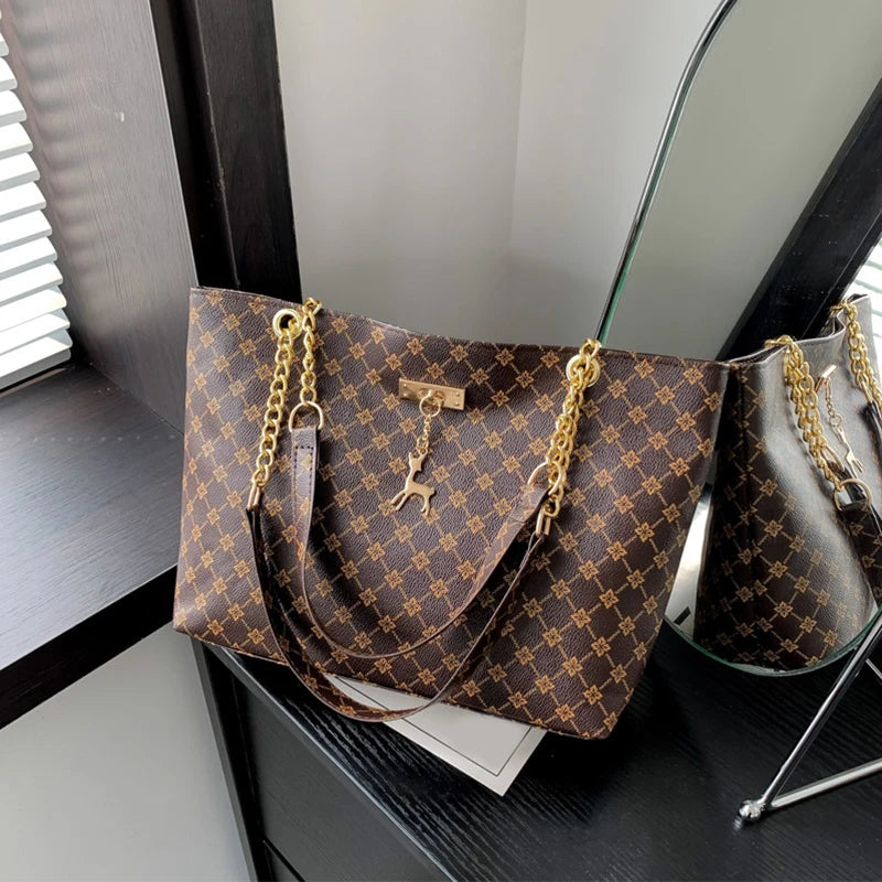 Soft Leather Large-Capacity Tote - view 8