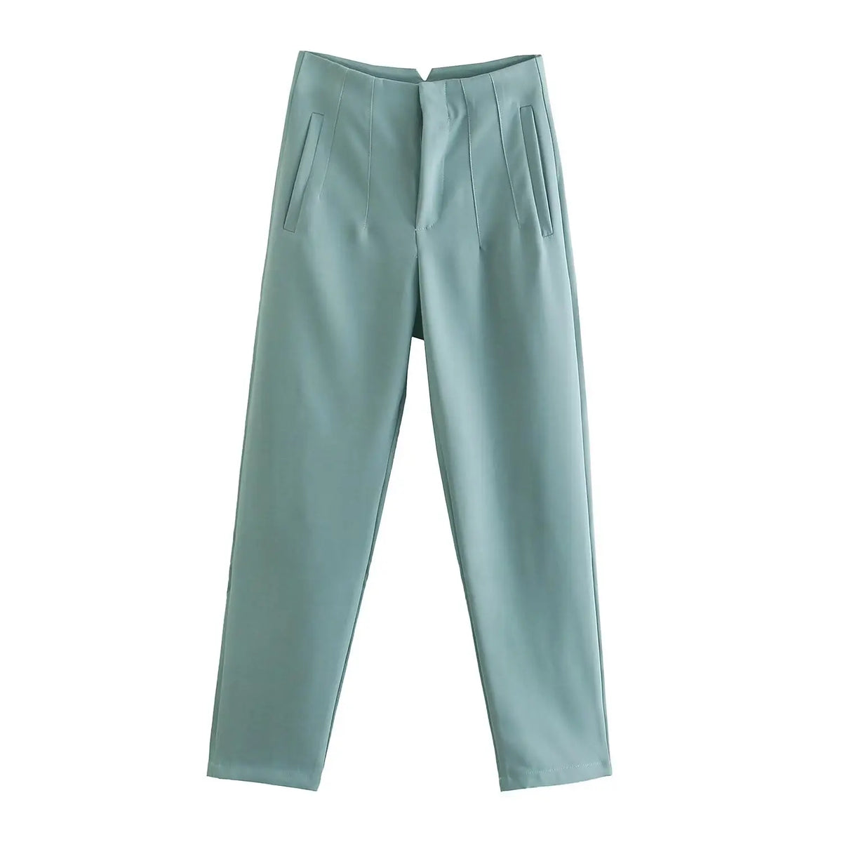 High-Waist Pencil Office Trousers - view 20