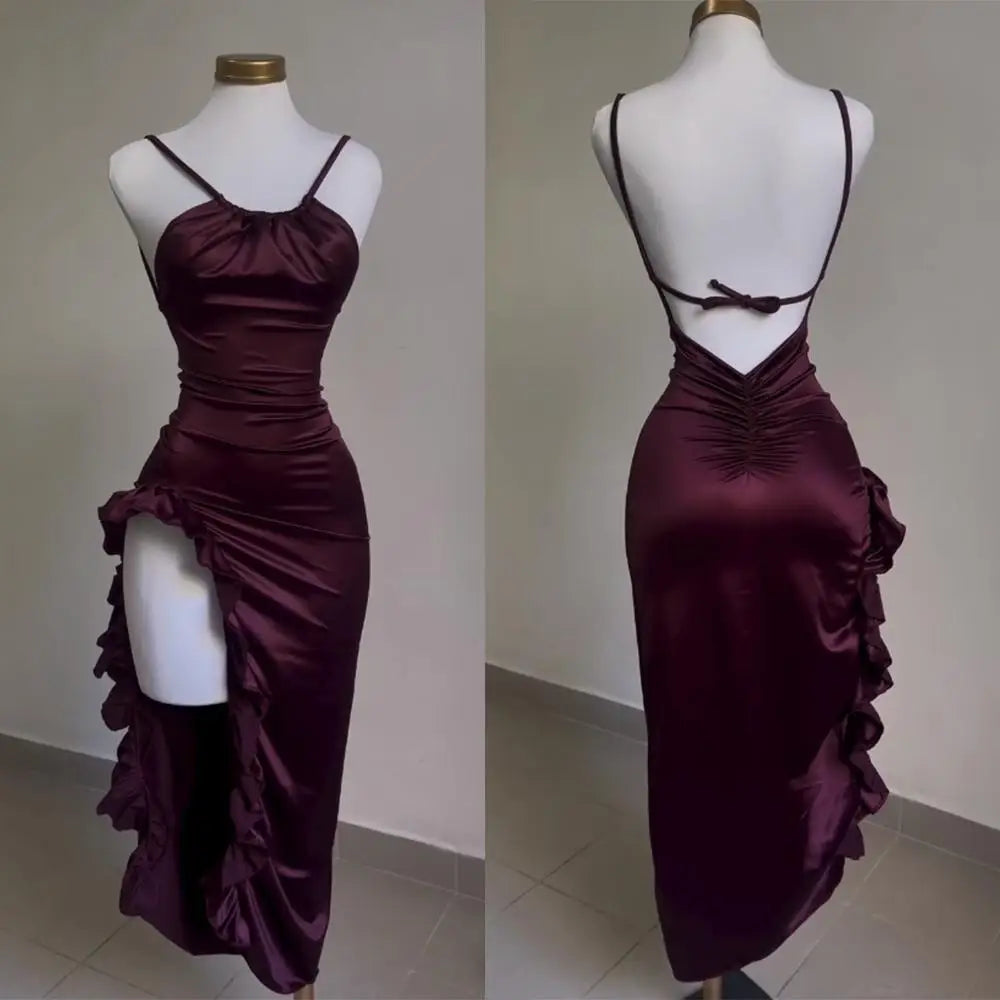 Y2K Halter Slip Dress - view 2
