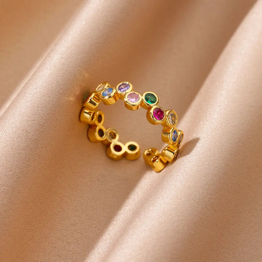 Zircon Heart Ring - view 5