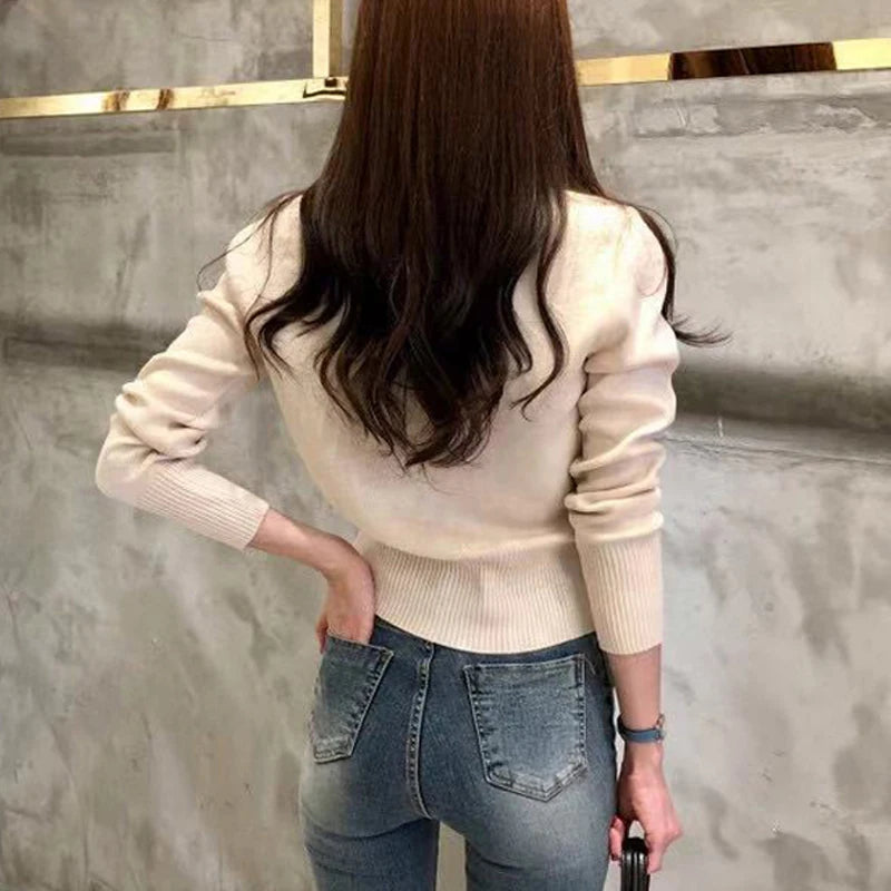 Button-Front Knit Cardigan - view 3