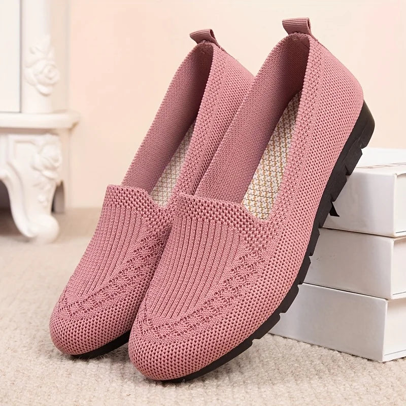 Knit Slip-On Loafer Flats - view 7
