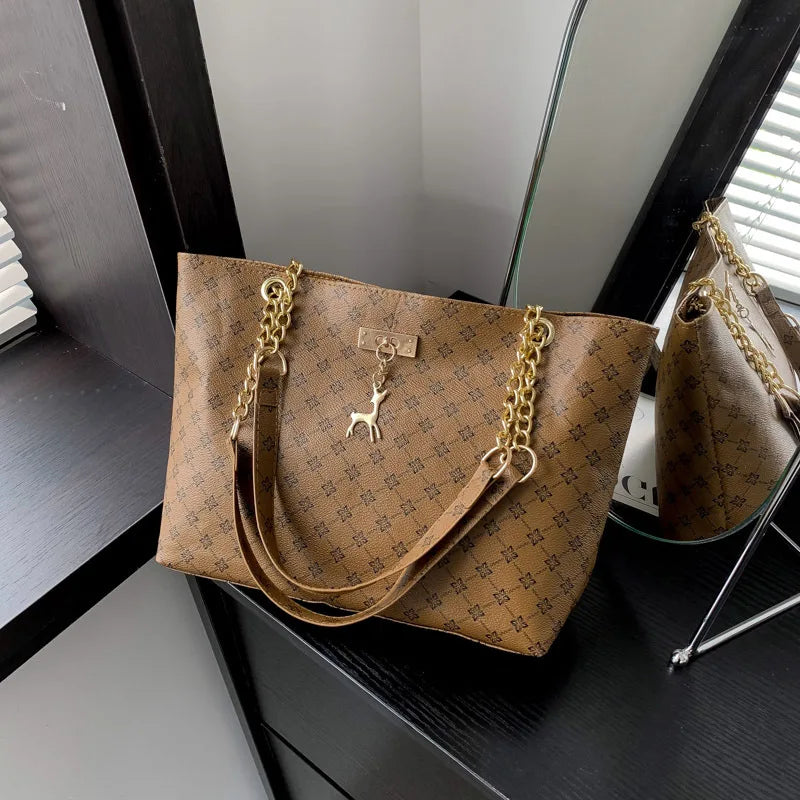 Soft Leather Large-Capacity Tote - view 9
