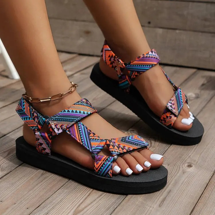 Hemp-Rope Flat Beach Sandals - view 6