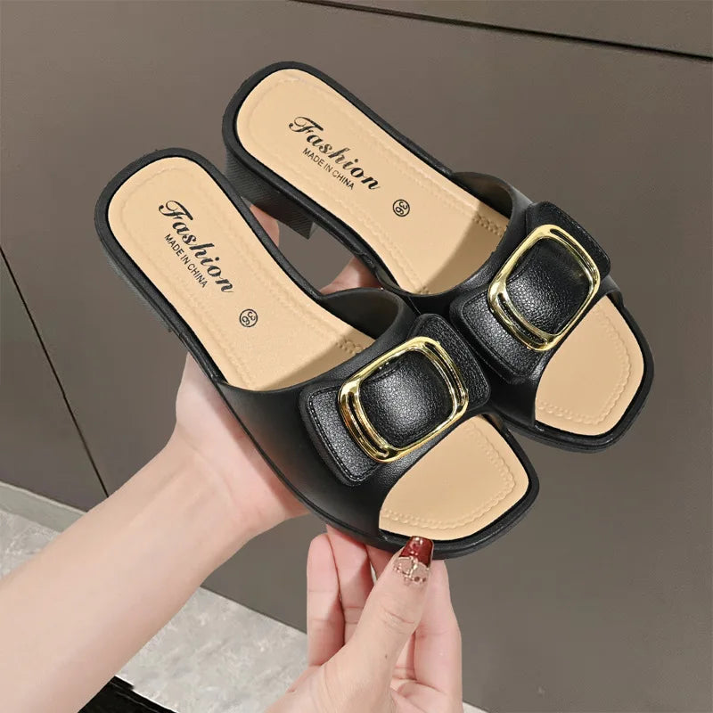 Thick-Sole Slide Flip-Flops - view 9
