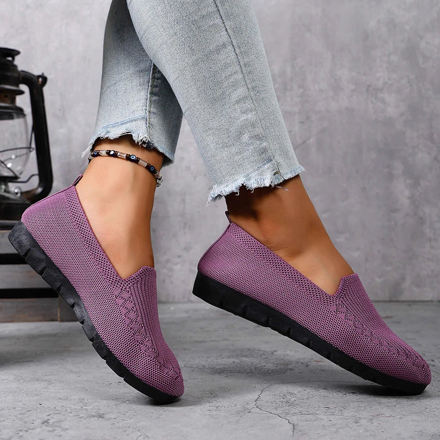 Knit Slip-On Loafer Flats - view 7